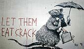 Let Them Eat Crack banksy desktop wallpaper